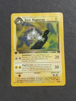 Pokemon 1ST EDITION DARK MAGNETON 28/82 - TEAM ROCKET SET - (PL) - Image 1