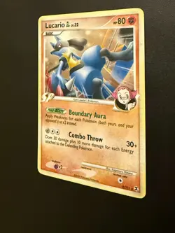 Pokemon Rising Rivals 8/111 Lucario GL Holo Rare NEAR MINT-MINT - Image 5