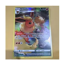 Pokemon Flareon Ultra Rare Full Art Holo TG01/TG30 Brilliant Stars Gallery - Image 1