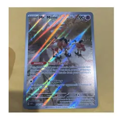 Pokemon Mr. Mime Illustration Rare Holo 179/165 Scarlet & Violet 151 Basic - Image 1