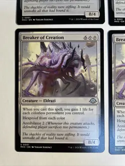4x Modern Horizons 3 Breaker Of Creation NM/M Magic The Gathering Mtg - Image 2
