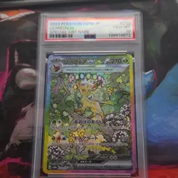 Pokemon Leafeon ex SV8a Terastal Fest Special Art Rare Holo PSA 10 Japanese - Image 1