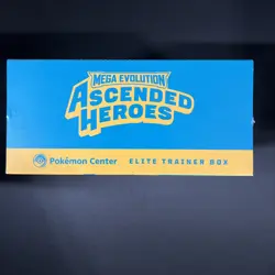 Pokemon TCG: Pokemon Center Elite Trainer Box (ETB) - Ascended Hero’s New Sealed - Image 1