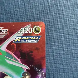 Pokemon Rayquaza VMAX Ultra Rare Holo Full Art Silver Tempest TG20/TG30 - Image 3