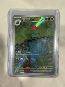 Pokemon TCG Ivysaur Scarlet Violet-151 Holo Card 167/165 IR English Good Cond - Image 1
