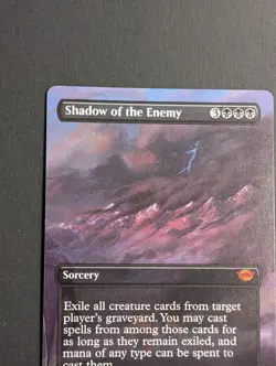 MTG - 1x Shadow of the Enemy - NM Pack Fresh - LOTR: Tales of Middle Earth #424 - Image 3