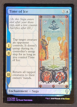MTG - Time of Ice - Dominaria - NM/LP - Foil - Blue - Magic The Gathering - CCG - Image 1