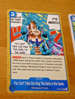 ONE PIECE TWO LEGENDS ENGLISH CARD GAME CARTE OP08-054 EN TCG NEUF - Image 1