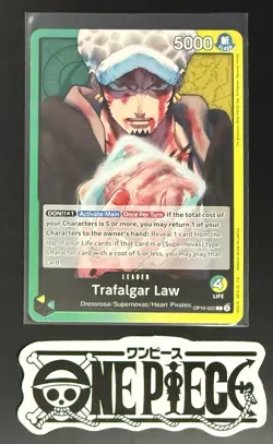 One Piece OP10-022 L Trafalgar Law - English - Regular - TCG - Mint - Image 1