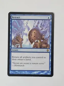 MTG - 1x Retract - Darksteel - NM - Rare - Magic The Gathering - Artifact - 2004 - Image 2