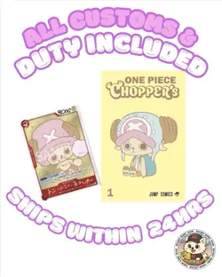 Jump Comics ONE PIECE CHOPPER'S Volume Promo Card & Magazine EB02-003 - Image 1