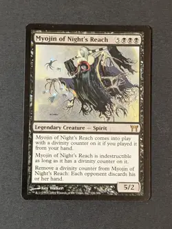MTG - 1x Myojin of Night's Reach - Champions of Kamigawa - NM/LP - Black - Magic - Image 2