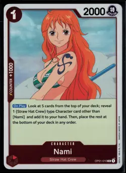 Nami OP01-016 Romance Dawn Rare One Piece - Image 1