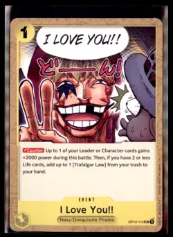 One Piece Legacy of The Master I Love You!! OP 12-115 Lot 4 - Image 1