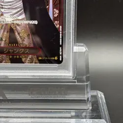 PSA 10 Shanks Gold OP09-004 SP Alt Art SR Carrying on His Will One Piece Japan - Image 5