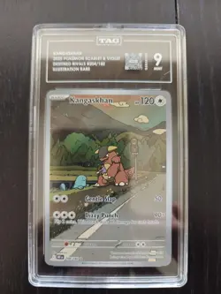 Kangaskhan 204/182 Illustration Rare Dri En-destined Rivals Pokemon TAG 9 - Image 1