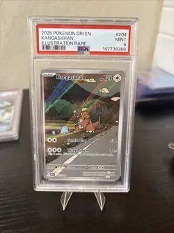 Kangaskhan 204/182 Pokemon Destined Rivals 2025 Illustration Rare PSA 9 MINT - Image 1