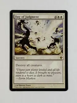 MTG - 1x Day of Judgment - Zendikar - NM - Rare - White Magic The Gathering 2009 - Image 2