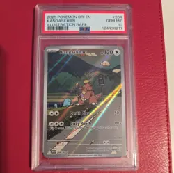 Kangaskhan - 204/182 PSA 10 Destined Rivals Illustration Rare Pokemon - GEM MT - Image 1