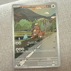 Pokemon TCG Kangaskhan 204/182 Illustration Rare – Destined Rivals – Near Mint - Image 1