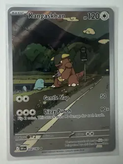 Pokemon TCG S&V Destined Rivals Kangaskhan Card 204/182 Illustration Rare - Image 1