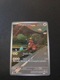 Pokemon TCG Kangaskhan Illustration Rare Destined Rivals Card 204/182 NM - Image 1