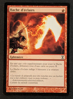 MTG - 1x Lightning Axe - Time Spiral - LP - French - Common - 168/301 - 2006 - Image 1
