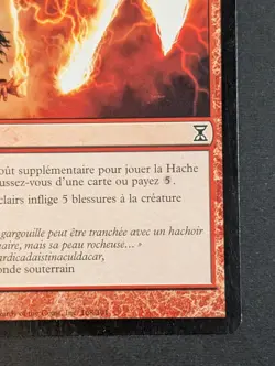 MTG - 1x Lightning Axe - Time Spiral - LP - French - Common - 168/301 - 2006 - Image 5