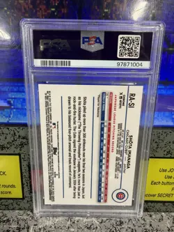 2024 Topps Chrome Shota Imanaga #RASI Rookie Autograph RC Auto PSA 10 GEM MT - Image 4