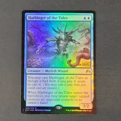 MTG - 1x Harbinger of the Tides - Magic Origins Pre Release Foil - LP/NM - Foil - Image 2