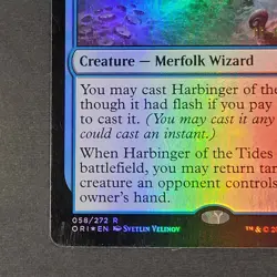 MTG - 1x Harbinger of the Tides - Magic Origins Pre Release Foil - LP/NM - Foil - Image 3