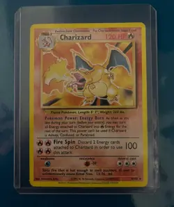 Charizard 4/102 Base Set Holo Rare Pokemon TCG Card 120 HP English - Image 1