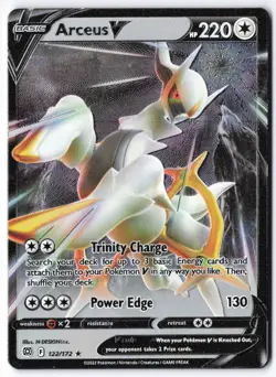 Pokemon Arceus V - Promo Metal Card 122/172 A - Image 1