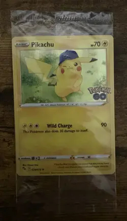 10x Pikachu Sealed Pokemon Go Promo Cards - Image 2