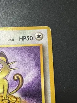 Pokemon TCG Meowth Card Japanese Edition No.052 LP - Image 4