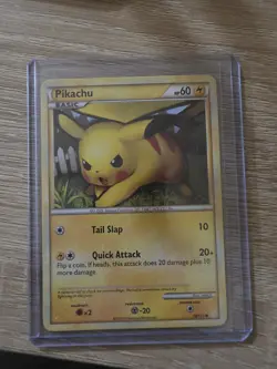 Pokemon Pikachu Card HeartGold SoulSilver 78/123 NEAR MINT - Image 1