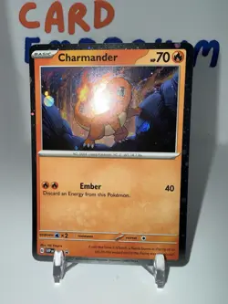 Charmander Cosmos Holo NM SVP Black Star Promo 047 Pokemon Card - Image 2