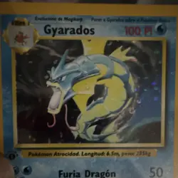 Gyarados 6/102 Base Set 1st Edition Holo Rare Spanish 1999 Pokemon TCG Card - Image 2