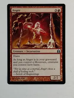 MTG CCG - 1x Anger - Magic The Gathering: Commander - NM - 2011 - Red - #309 - Image 2
