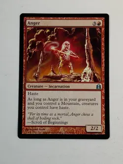 MTG CCG - 1x Anger - Magic The Gathering: Commander - NM - 2011 - Red - #309 - Image 3