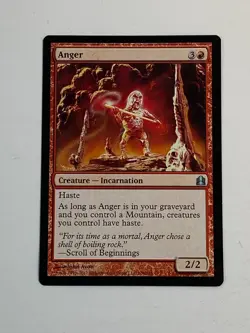 MTG CCG - 1x Anger - Magic The Gathering: Commander - NM - 2011 - Red - #309 - Image 4