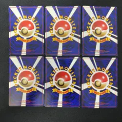 Base Set 1996 Normal Card Set of 6 Japanese Pokemon Card Old Back s007466 - Image 2