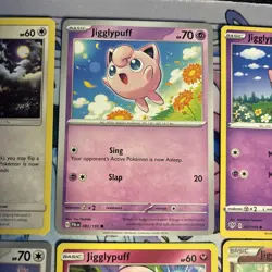 Pokemon Igglybuff, Jigglypuff, Wigglytuff 11 Card Lot - Non-holo - Image 3