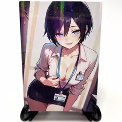 Sexy Hot Anime Waifu Girl Doujin Lewd Goddess Story Holographic ACG Art Card - Image 1