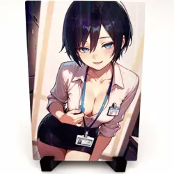 Sexy Hot Anime Waifu Girl Doujin Lewd Goddess Story Holographic ACG Art Card - Image 2