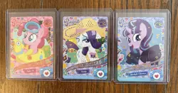 My Little Pony Kayou Trading Cards CR Cards Of Pinkie Pie, Rarity, Starlight - Image 1