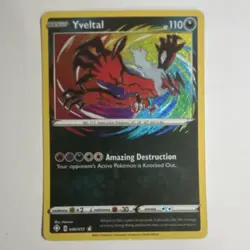 Pokemon Yveltal Amazing Rare Holo Shining Fates 046/072 HP 110 Card - Image 1