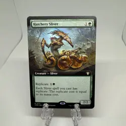 MTG Hatchery Sliver - Extended Art, NM-Mint, English Commander Masters - Image 1