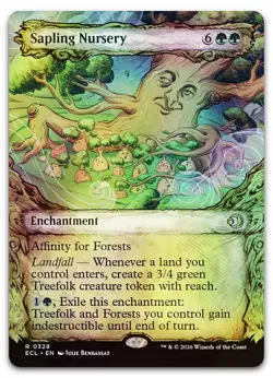 Sapling Nursery (Showcase) #328 (Foil) (NM) Lorwyn Eclipsed ECL Magic MTG - Image 1