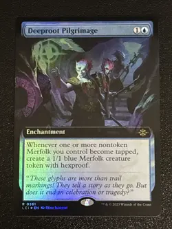 MTG The Lost Caverns of Ixalan Deeproot Pilgrimage Extended Art Foil 0361 Rare - Image 1